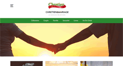 Desktop Screenshot of chretienmariage.com